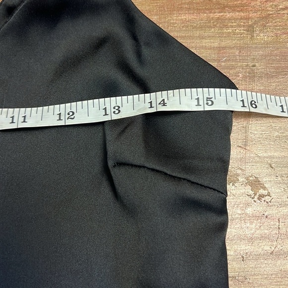 Sage the Label, Black Satin V-Neck, Wide-Leg Jumpsuit, So Versatile,EUC, Size XS - Picture 10 of 15